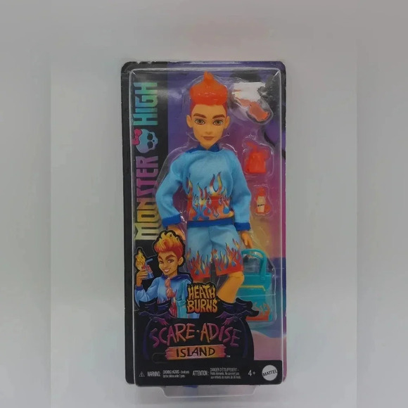 Monster High Scare-Adise Island Heath Burns Beach Gear Doll - Picture 1 of 2